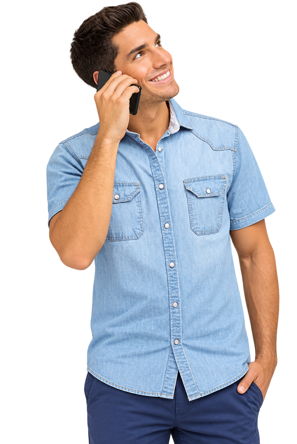 Man speaking on the phone